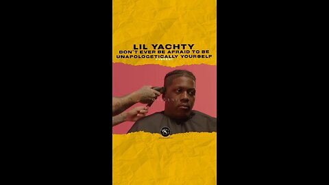 @lilyachty Don’t ever be afraid to be unapologetically yourself