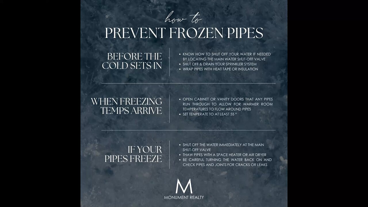 Preventing Freezing Pipes