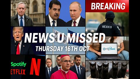 NEWS U MISSED WITH PAUL BROOKER & DREW DEMI THURSDAY 16TH OCT 2025