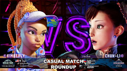 Kuya Kalbo SF6 Casual Match Roundup. Chun Li 4 star Diamond Rank [Hori Fight Stick]