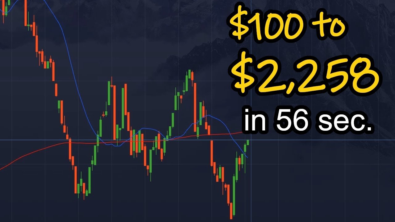 $100 to $2,258 in 56 Seconds!