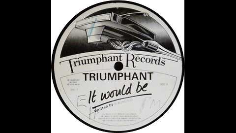 Triumphant – It Would Be | Classic Conscious Reggae Roots | Rare Jamaican Gem