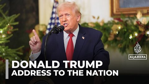 Trump touts achievements, attacks immigrants in White House address