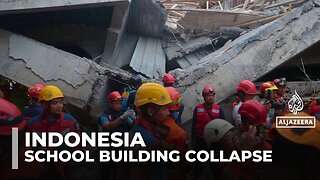 School collapse in Indonesia leaves three dead, 38 missing