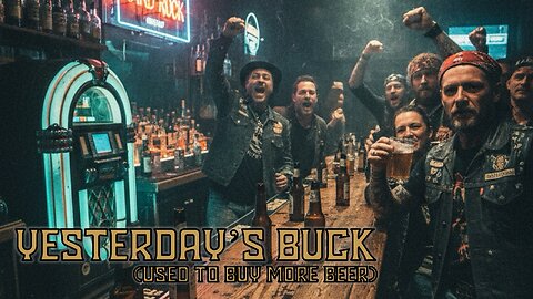 Yesterday's Buck (Used to Buy More Beer) [Rock Music Lyric Video]