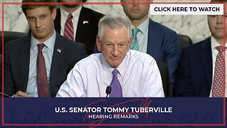 Senator Tuberville Speaks at Senate Aging Committee Hearing on Drugs