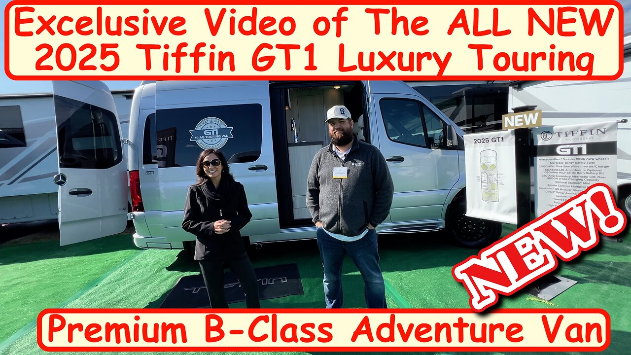 Tour The 2025 Tiffin GT1 Touring Adventure B-Class RV (Van)