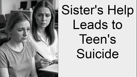 Sister's Help Leads to Teen's Suicide