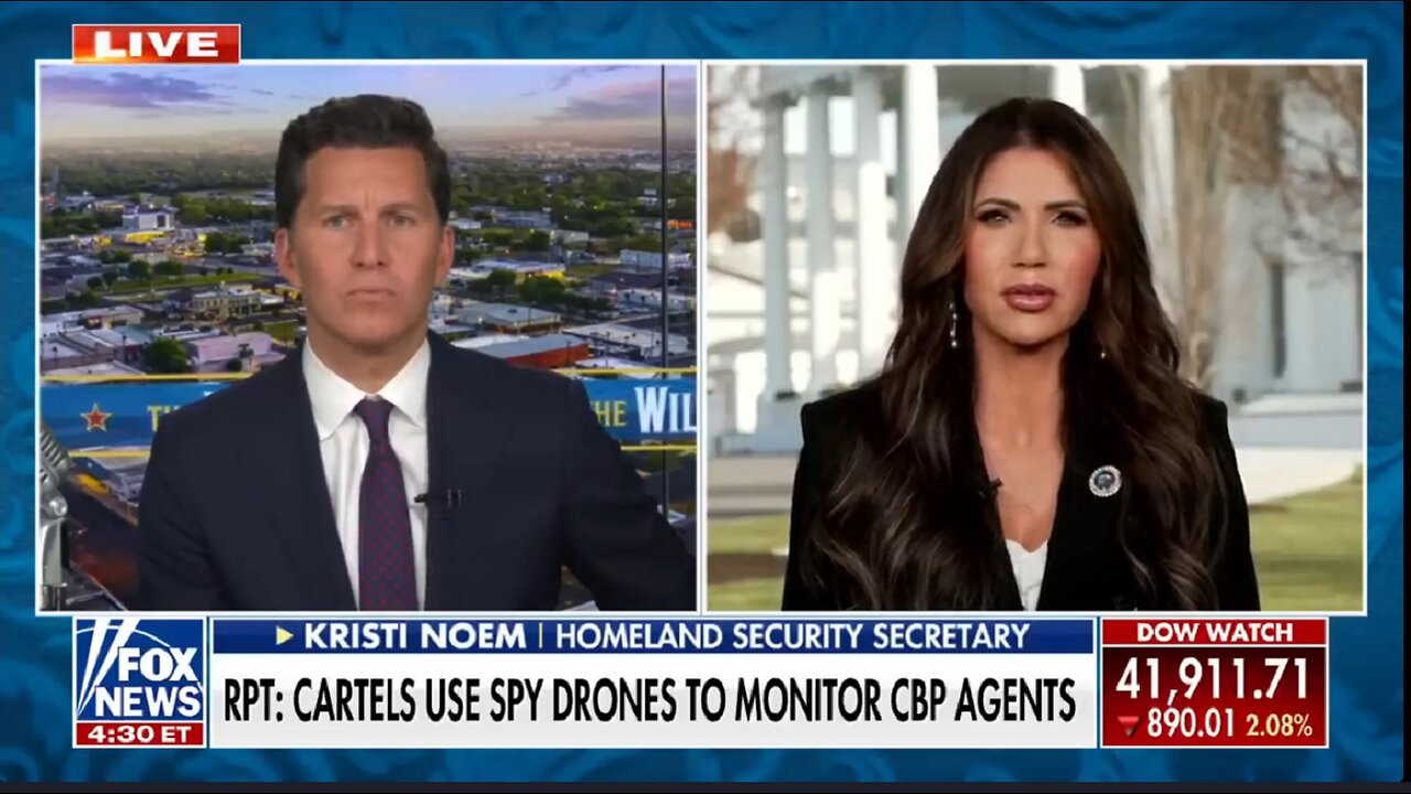 Kristi Noem on DHS efforts to shut down cartels' spy drones