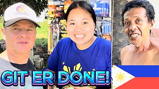 Tiny Province House Building Progress, Supplies & Food! OFF GRID ISLAND FAMILY PHILIPPINES LIVING