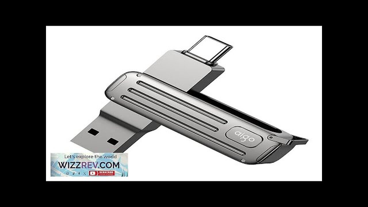 Aigo W381 USB3.2 Gen1 Flash Drive USB-A & Type-C 256GB 128GB 220MB/s Review