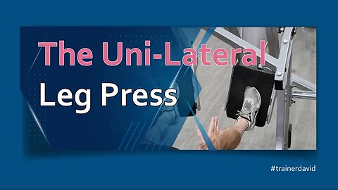 Uni Lateral Leg Press