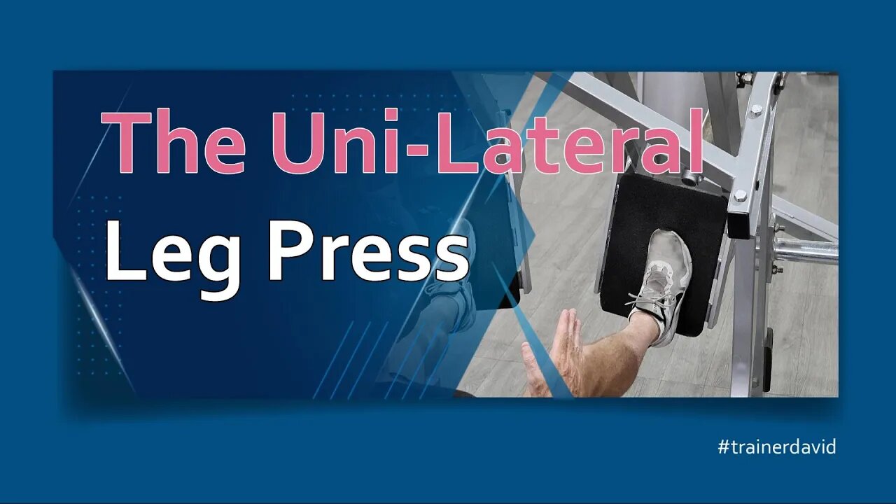 Uni Lateral Leg Press
