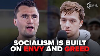 Charlie Kirk Vs. College Student: Socialism Debate 👀