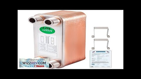 VEVOR Heat Exchanger 3"x7.5" 30 Plates Brazed Plate Heat Exchanger 316L 3/4" Review