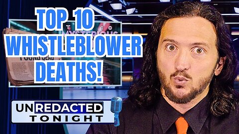 U.S. Whistleblowers Keep Meeting Horrible Fates!