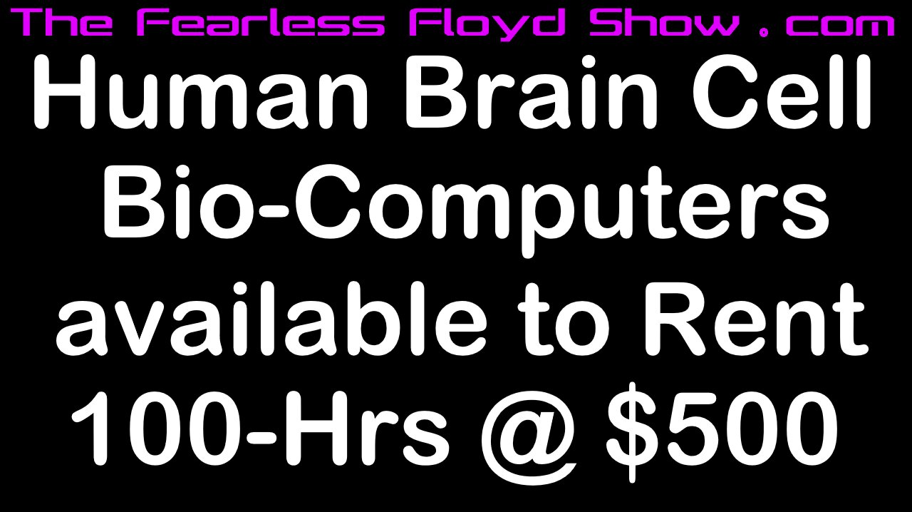 Human Brain Cell Bio-Computers - Transhumanism Live