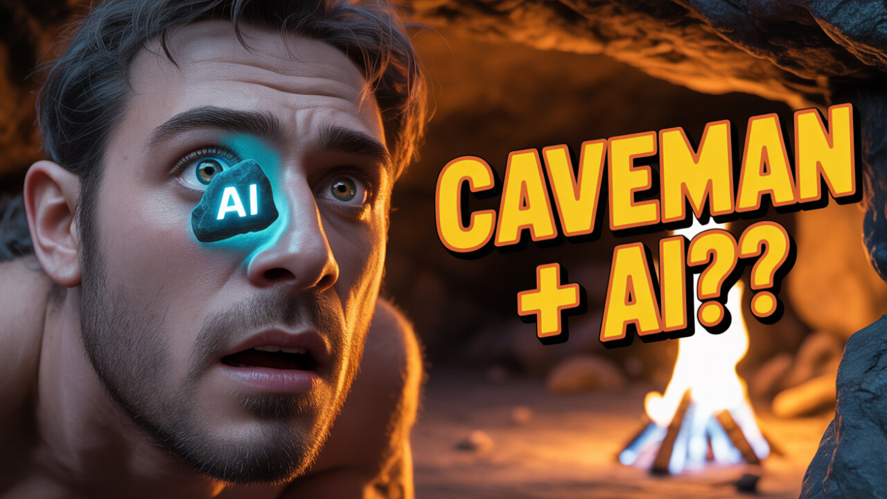 If Cavemen Had AI Assistants.