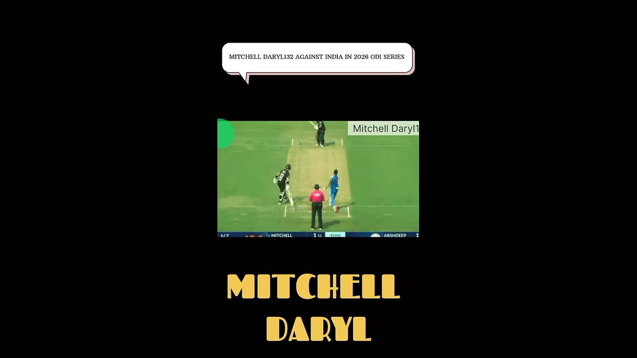 Daryl Mitchell Daryl132 against India Odi series