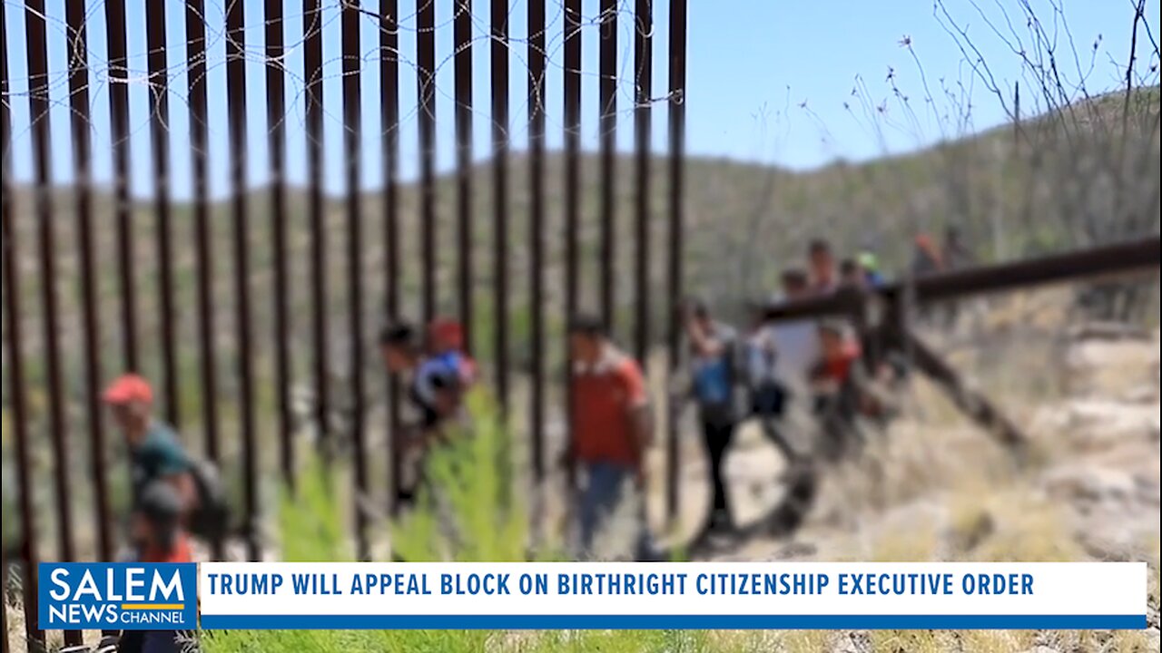 Trump Will Appeal Block On Birthright Citizenship Executive Order