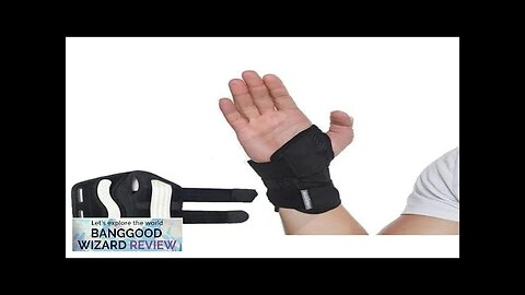 BOER Sports Hand Support Thumb Open Design Double Band Adjustment Sprained Wristband Review