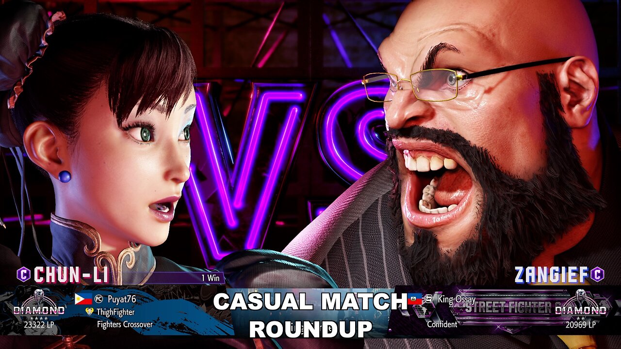 Kuya Kalbo SF6 Casual Match Roundup. Chun Li 4 star Diamond Rank [Hori Fight Stick]