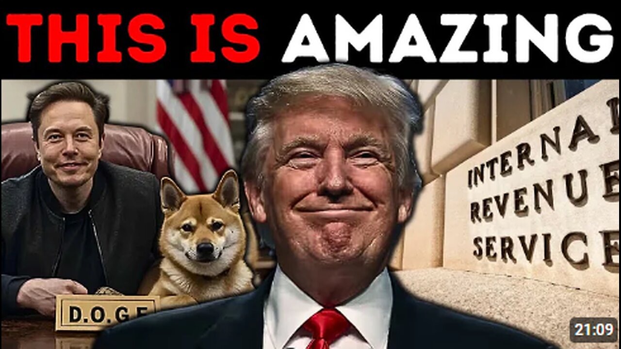 Trump Sends DOGE to RAID and AUDIT the IRS!!