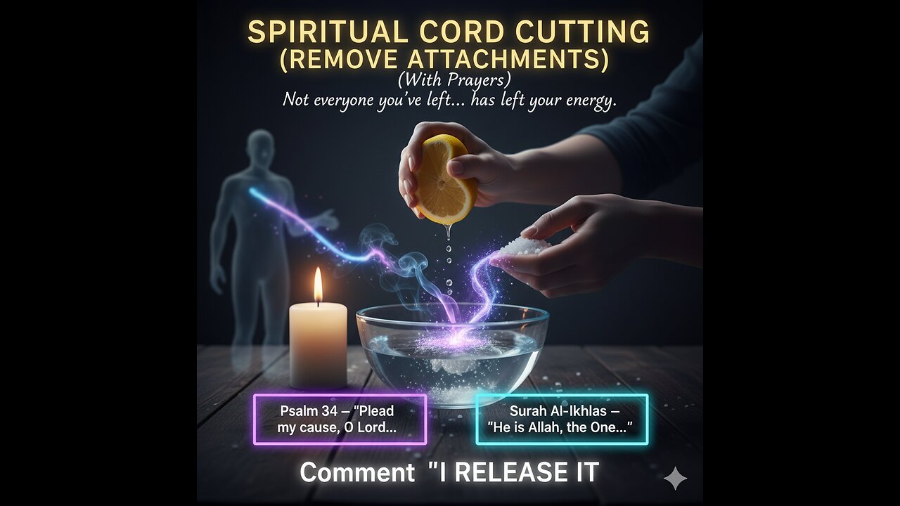 SPIRITUAL CORD CUTTING (REMOVE ATTACHMENTS)
