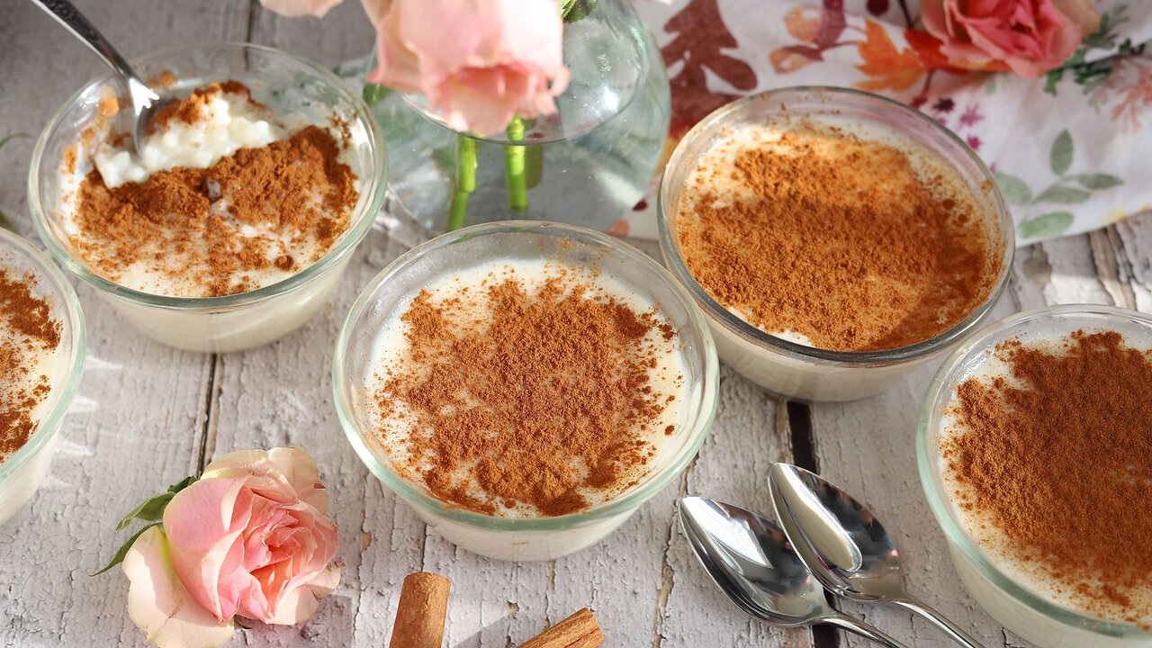 How to Make Homemade Rice Pudding? Five Simple Ingredients. So Easy and Delicious 😋