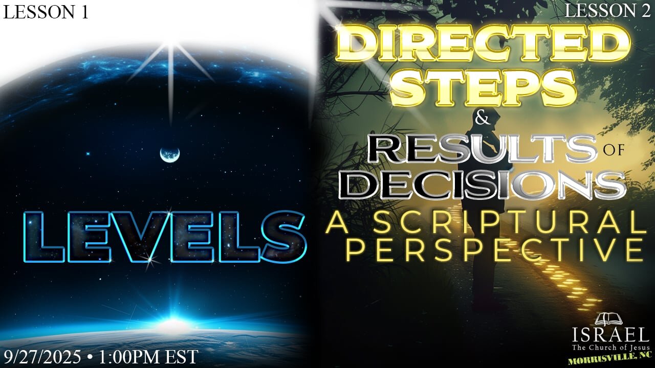 Levels / Directed Step and Results of Decisions a Scriptural Perspective