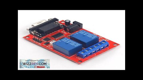 SR-104A Serial Port Control 2-way Relay Module Delay Relay Single Chip Microcomputer Review