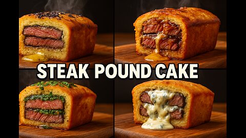 Steak Pound Cakes 🥩🍰🔥 4 Viral Meat Loaf Creations | FlavorVille