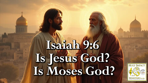 Isaiah 9:6 Is Jesus God? Is Moses God?