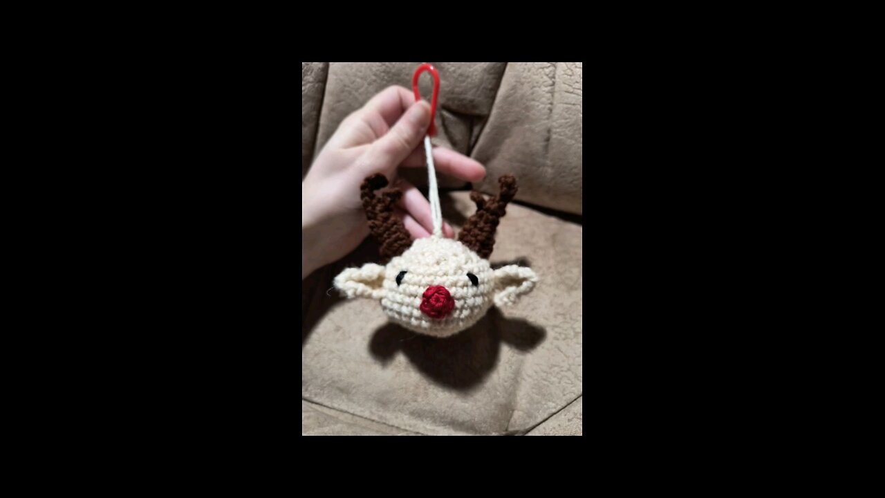 Rudolph the Red Nose Reindeer Amigurumi