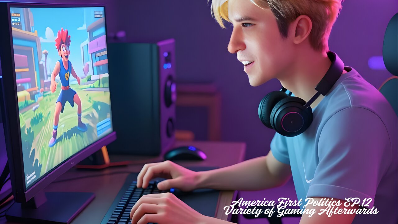 America First Politics Ep. 12 || Variety Of Gaming Afterwards || Giving Handouts Is Wrong!