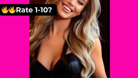 🔥 Rate This Black Leather Outfit 1-10? | Supermodel Edge 4K