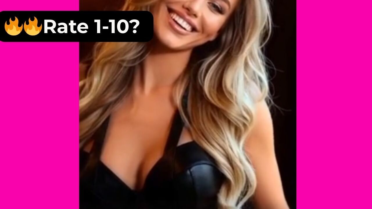 🔥 Rate This Black Leather Outfit 1-10? | Supermodel Edge 4K