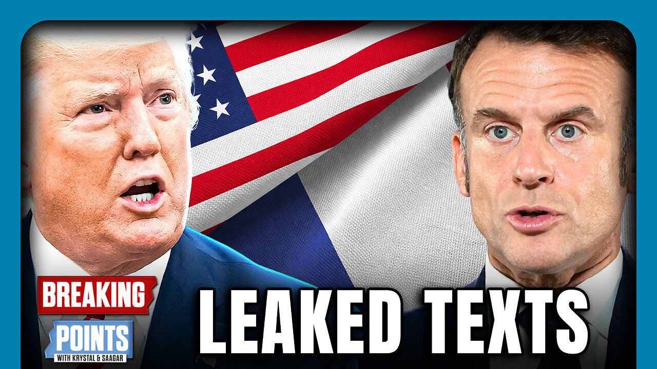 Trump LEAKS Macron Texts Ahead Of Davos SHOWDOWN