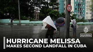 Downgraded hurricane Melissa makes second landfall in Cuba after devastating Jamaica