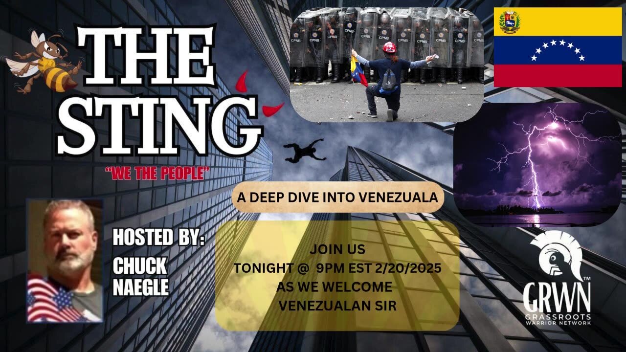 We welcome VENEZUELAN SIR and J6 Patriots Jake Lang and Cindy Lou