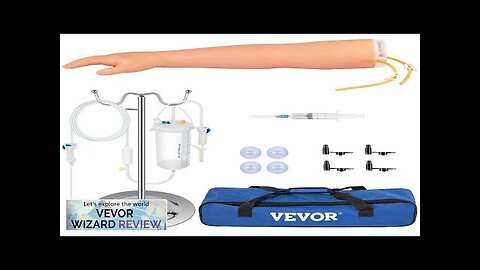 VEVOR 12 PCS Phlebotomy Practice Kit IV Venipuncture Intravenous Training High Simulation Review