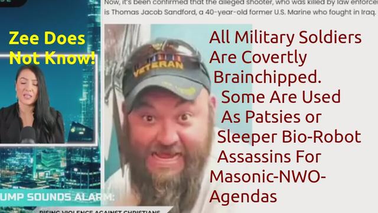 Another Brainchip-Bio-Robot (Sleeper-Assassin) Is Shot-Dead By Masonic-Police