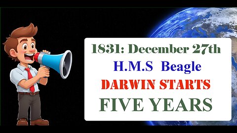Today in History: Bon Voyage, Darwin!