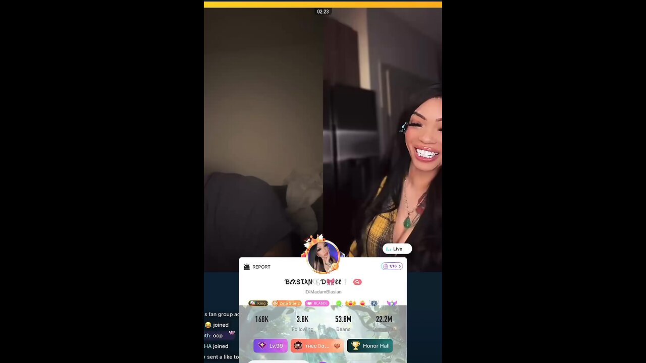 Blasian ask Unknown to come visit her & take her out.Unknown said that she’s trolling.