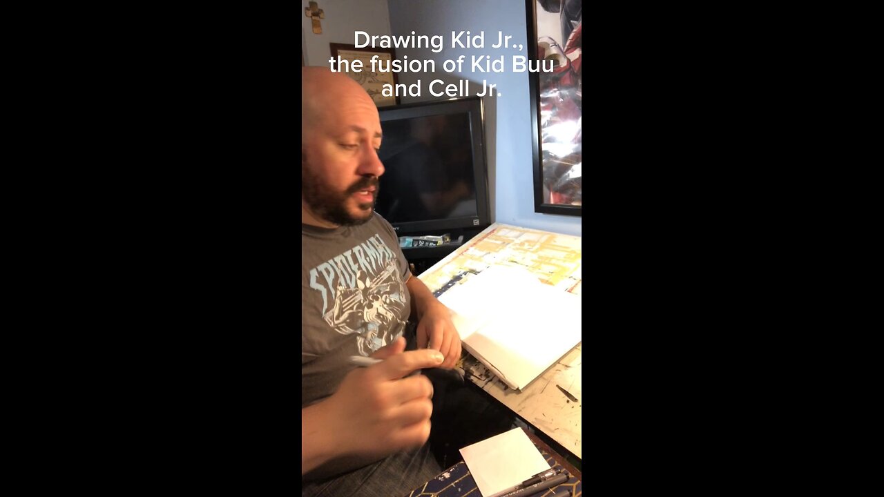 Kid Buu and Cell Jr fusion