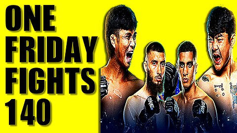 🔴LIVE: ONE Friday Fights 140 Watch Along | Early Morning Violence at Lumpinee