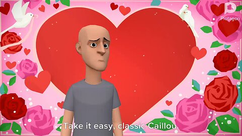 classic Caillou tantrum