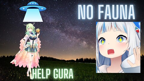 Fauna tells Gura her abduction story. Vtuber