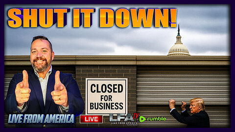 SHUT IT DOWN! | LIVE FROM AMERICA 9.30.25 11AM