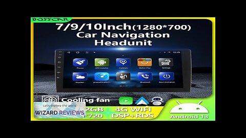 BOSSCAR 2Din Car Radio Android12 Carplay Multimedia Player 7‘’9‘’10‘’HD Touch Screen FM Review